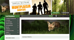 Desktop Screenshot of montplaisirsurplus.com